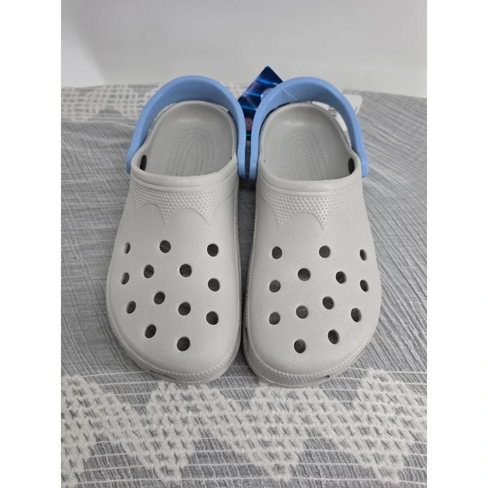 UNC North Carolina Tar Heels Crocs Classic Clogs Pearl Blue Mens 8-9 W 10-11